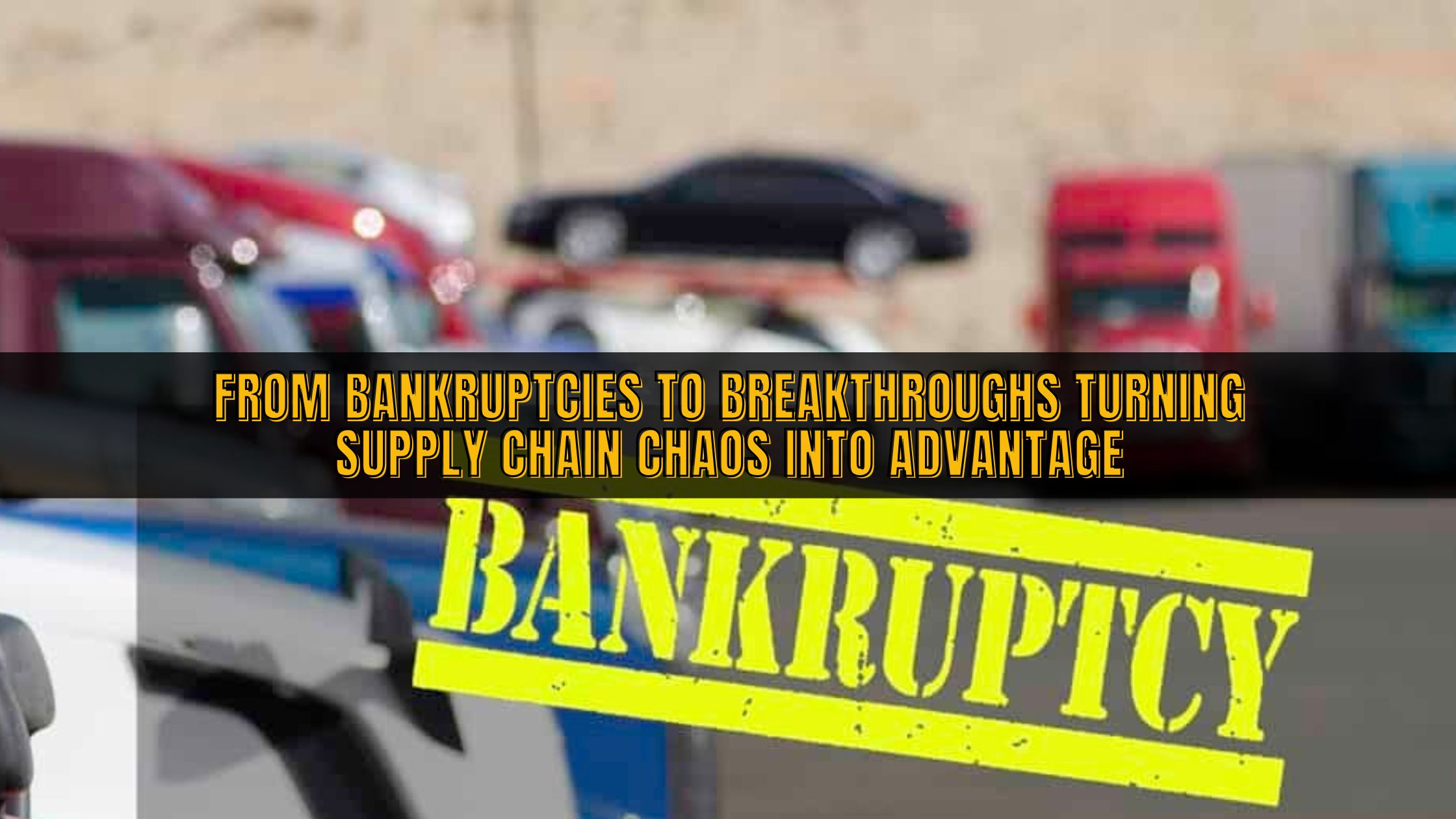 From Bankruptcies To Breakthroughs Turning Supply Chain Chaos Into Advantage