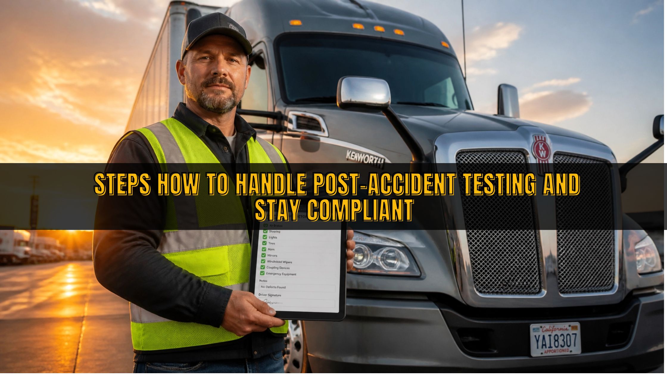 Steps How to Handle Post-Accident Testing and Stay Compliant