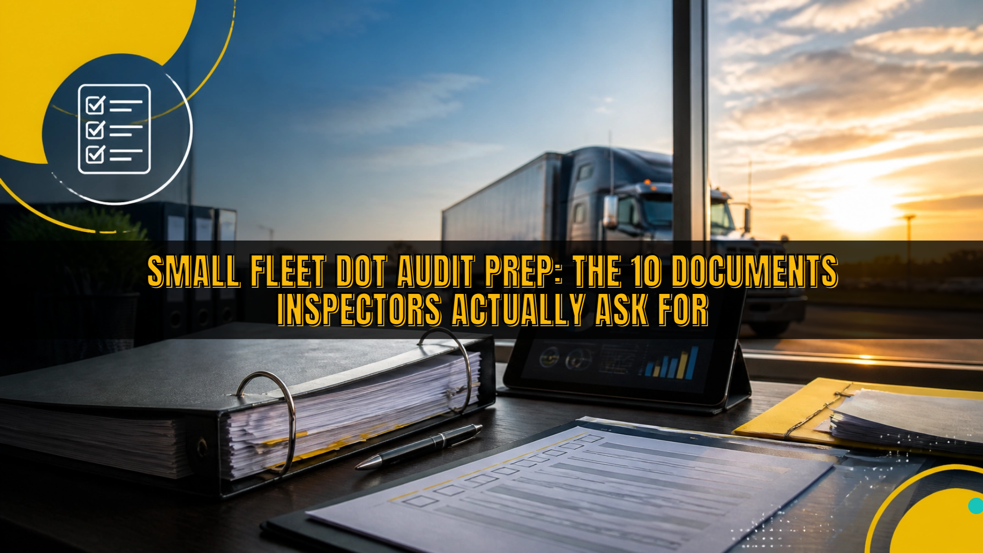 Small Fleet DOT Audit Prep: The 10 Documents Inspectors Actually Ask For