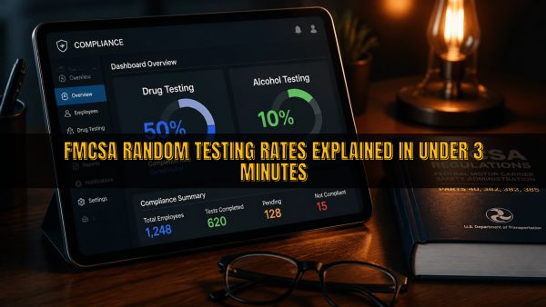 FMCSA Random Testing Rates Explained in Under 3 Minutes